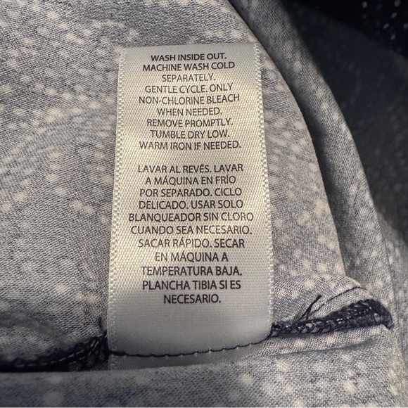 Zac & Rachel Navy and White Patterned Mini Skort Size 10 - Picture 8 of 8